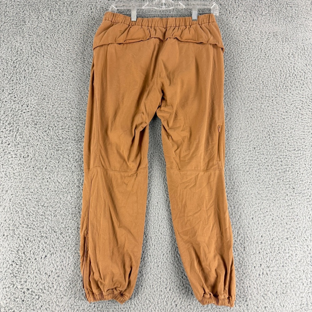 Lululemon Jogger Pants Womens 6 Brown Elastic Waist Drawstring Pockets Gym Yoga - Picture 9 of 14